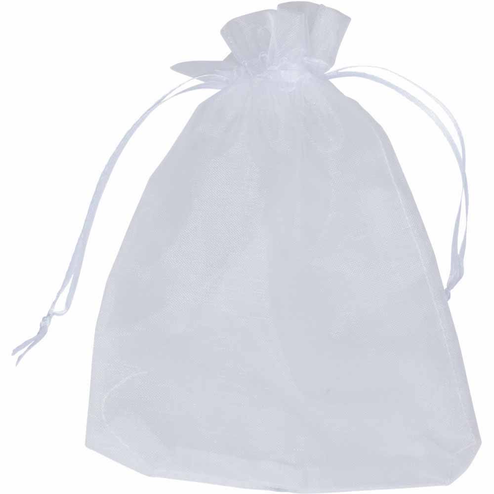 Wilko Craft Organza Bags 5 Pack Wilko Wilko Craft Organza Bags 5 Pack Wilko