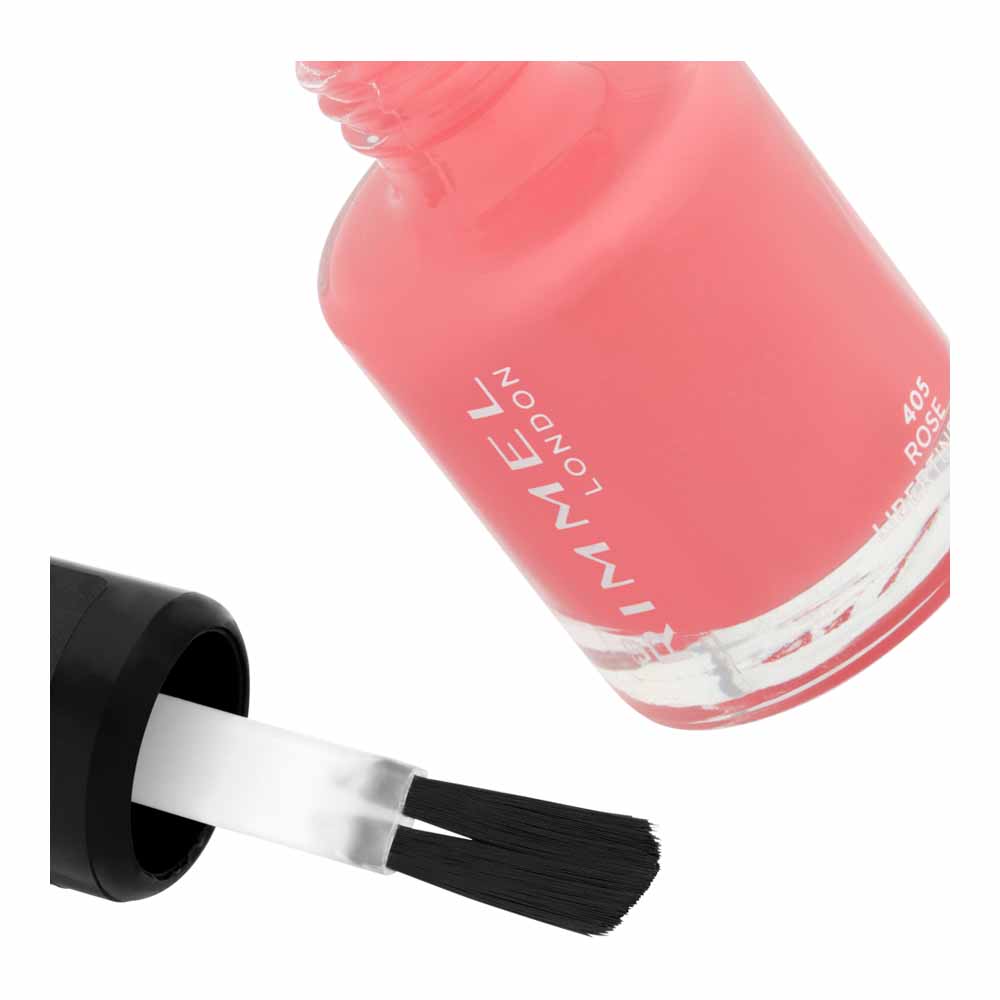 Rimmel 60 Seconds Super Shine Nail Polish Rose Pink Libertine 405 Image 3