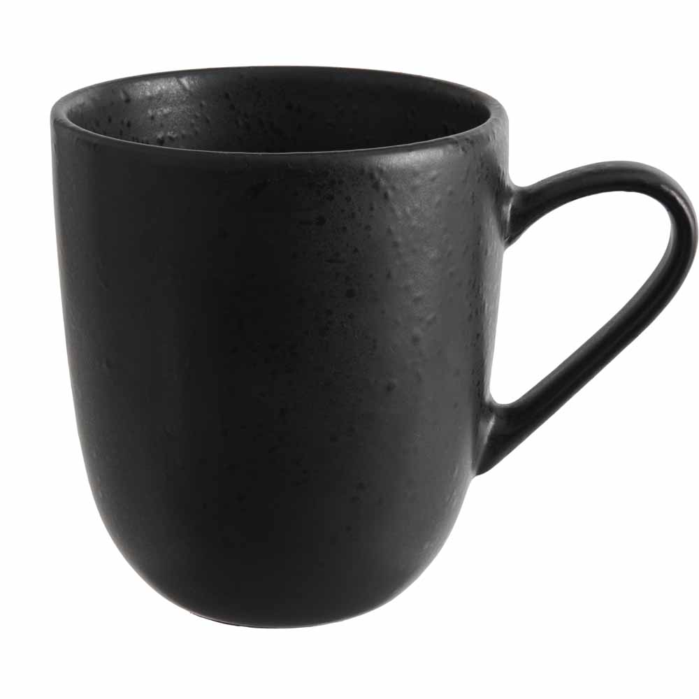 Wilko Black Fusion Mug Stoneware