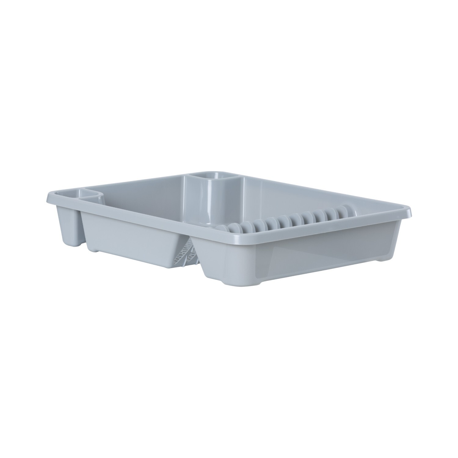 My Home Large Rectangular Dish Drainer - Grey Image 2