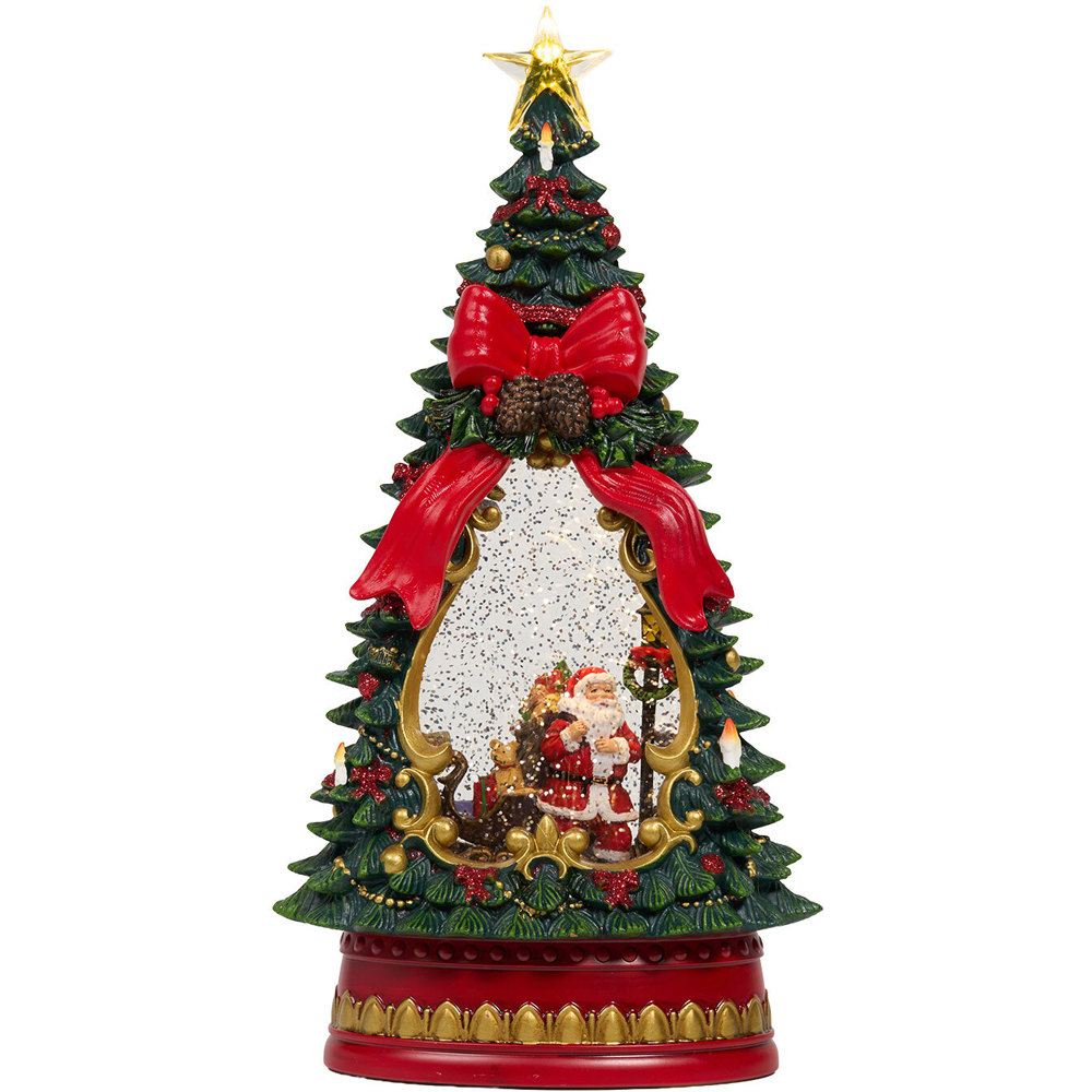 Traditional Tree Glitter Spinner Image 6