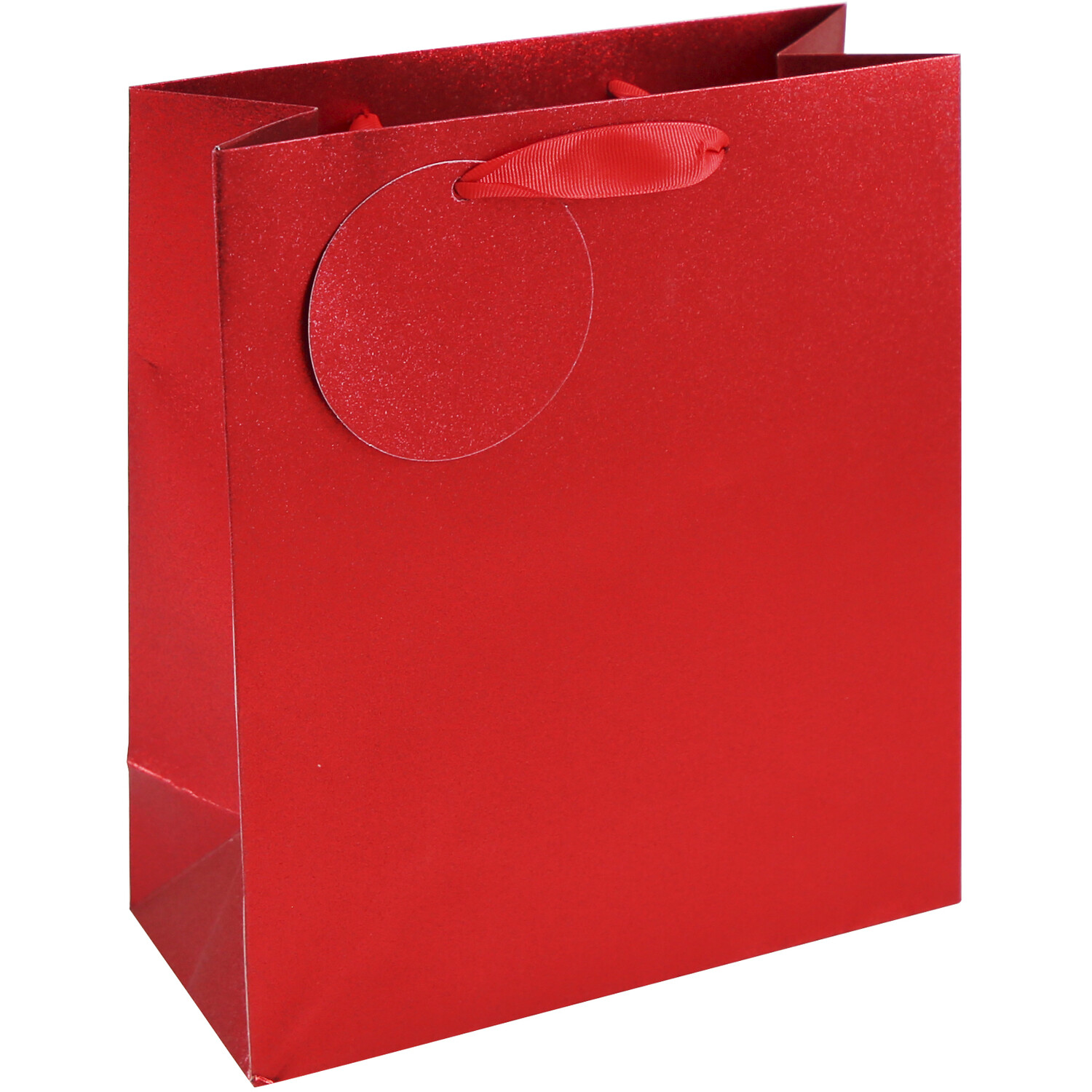 Shimmer Gift Bag - Red / Medium Image 1