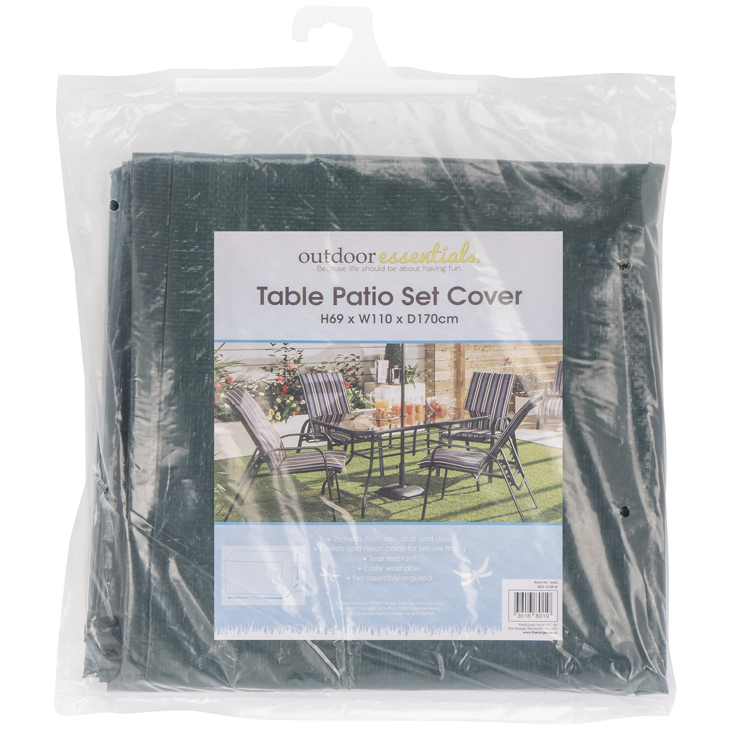 Outdoor Essentials Patio Set Cover Image