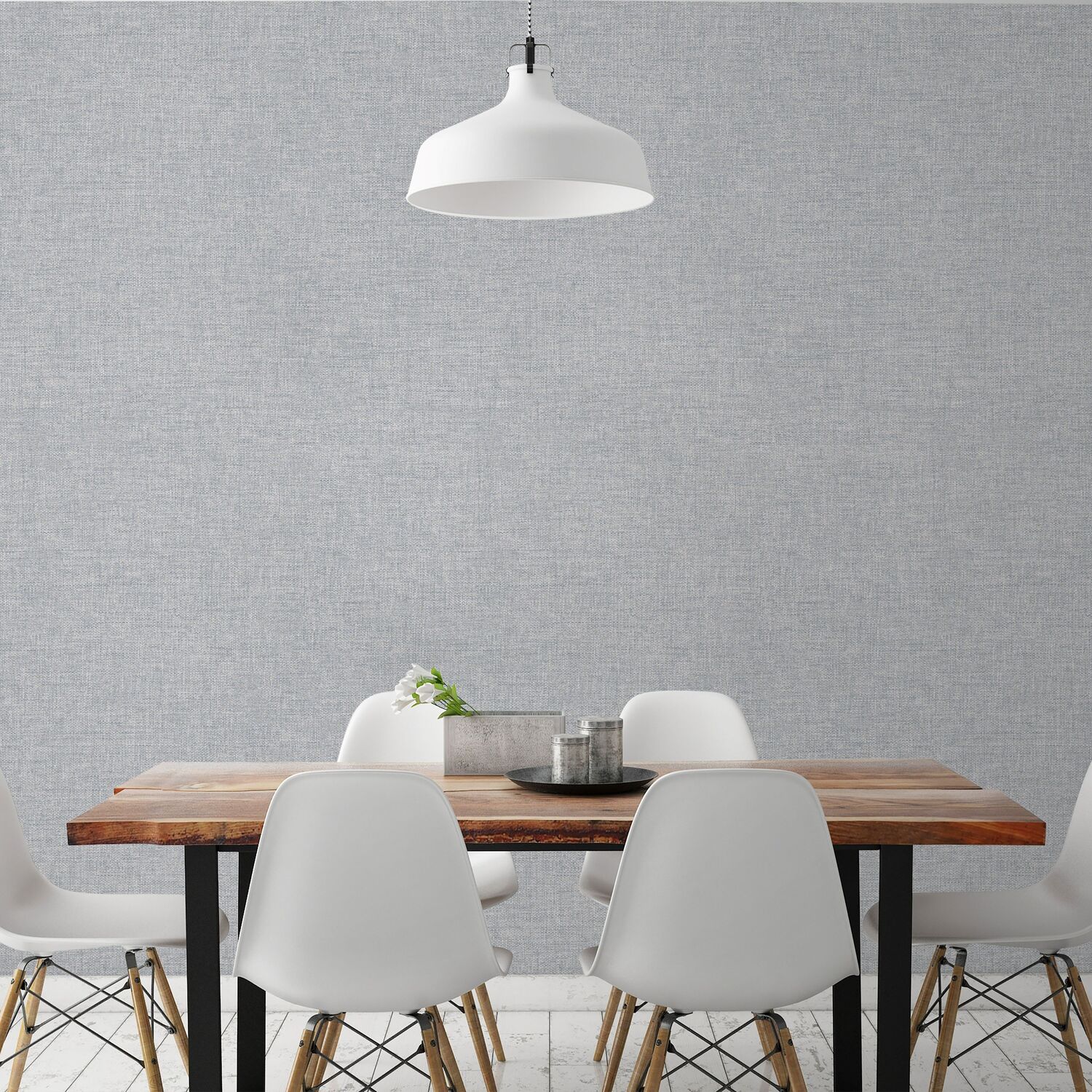 Grandeco Adana Grey Textured Wallpaper Image 2