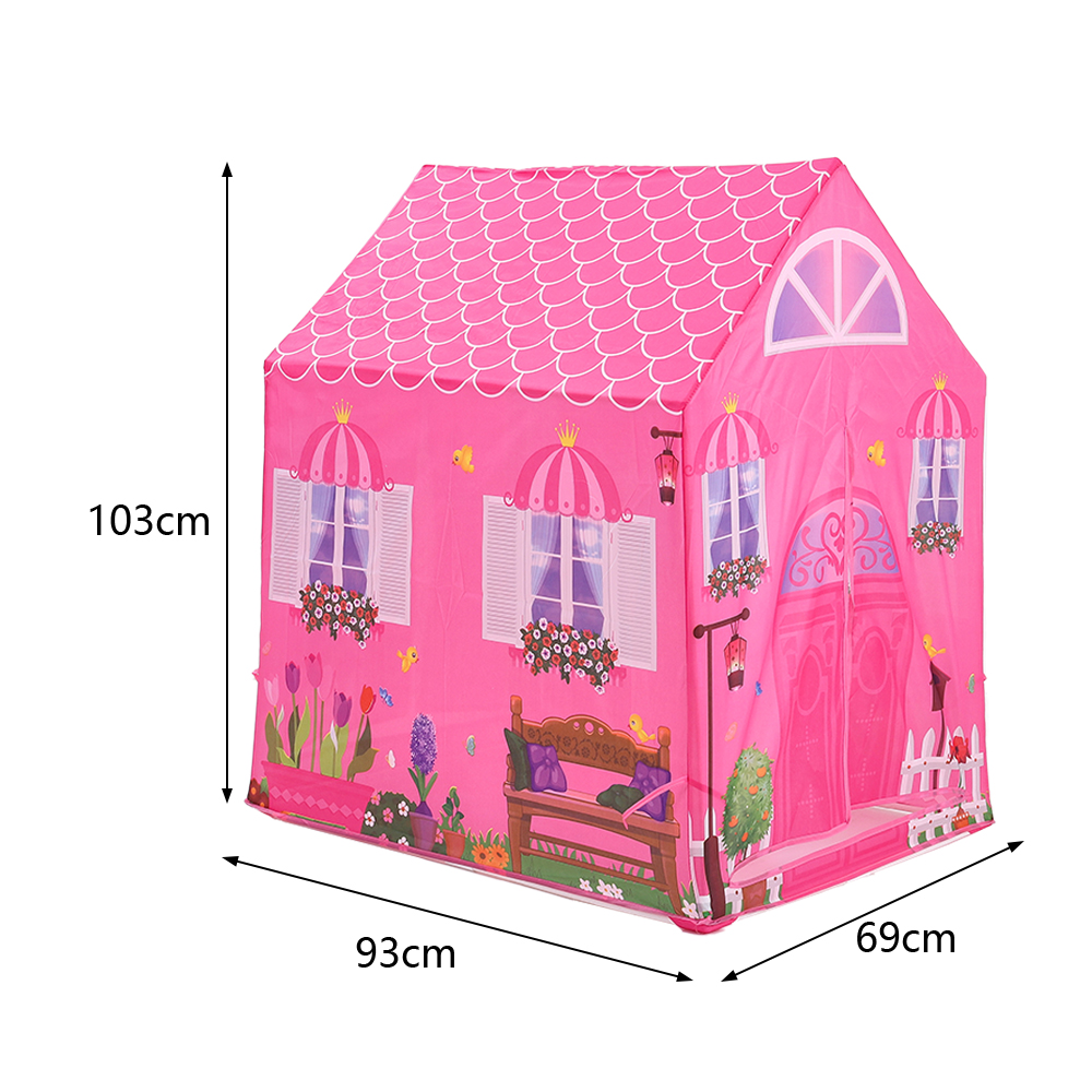 Living and Home Princess Castle Portable Playhouse Tent Image 4