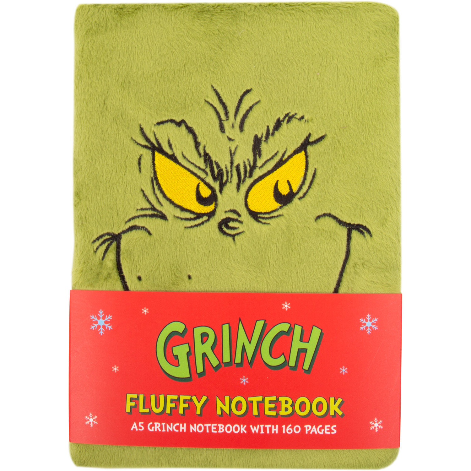 The Grinch Fluffy Notebook - Green Image 1