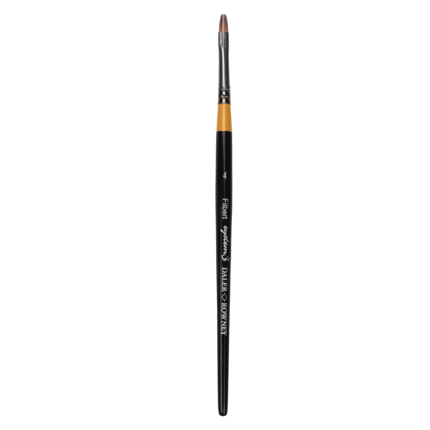 Daler-Rowney System3 Synthetic Filbert Short Handled Brush - 4 Image