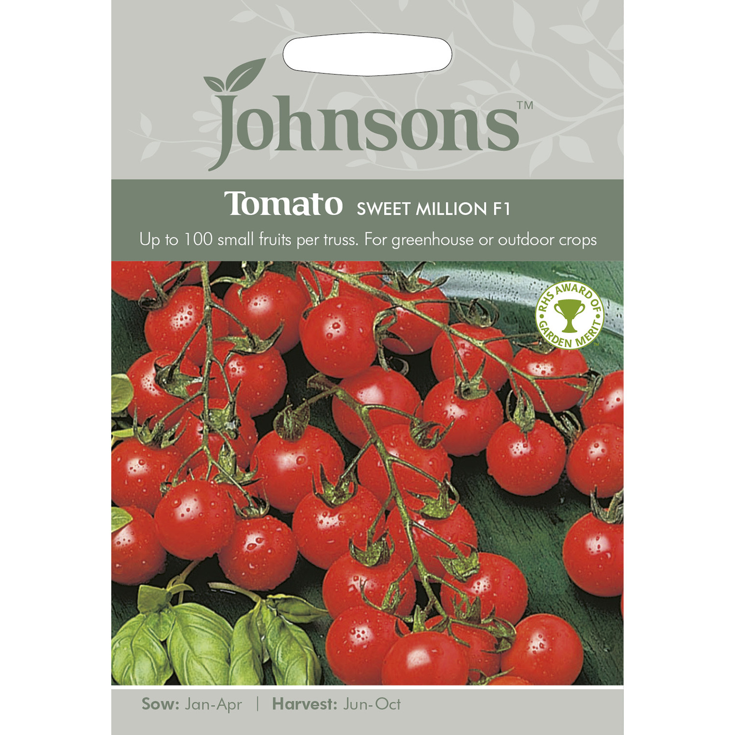 Johnsons Sweet Million F1 Tomato Seeds Image 2