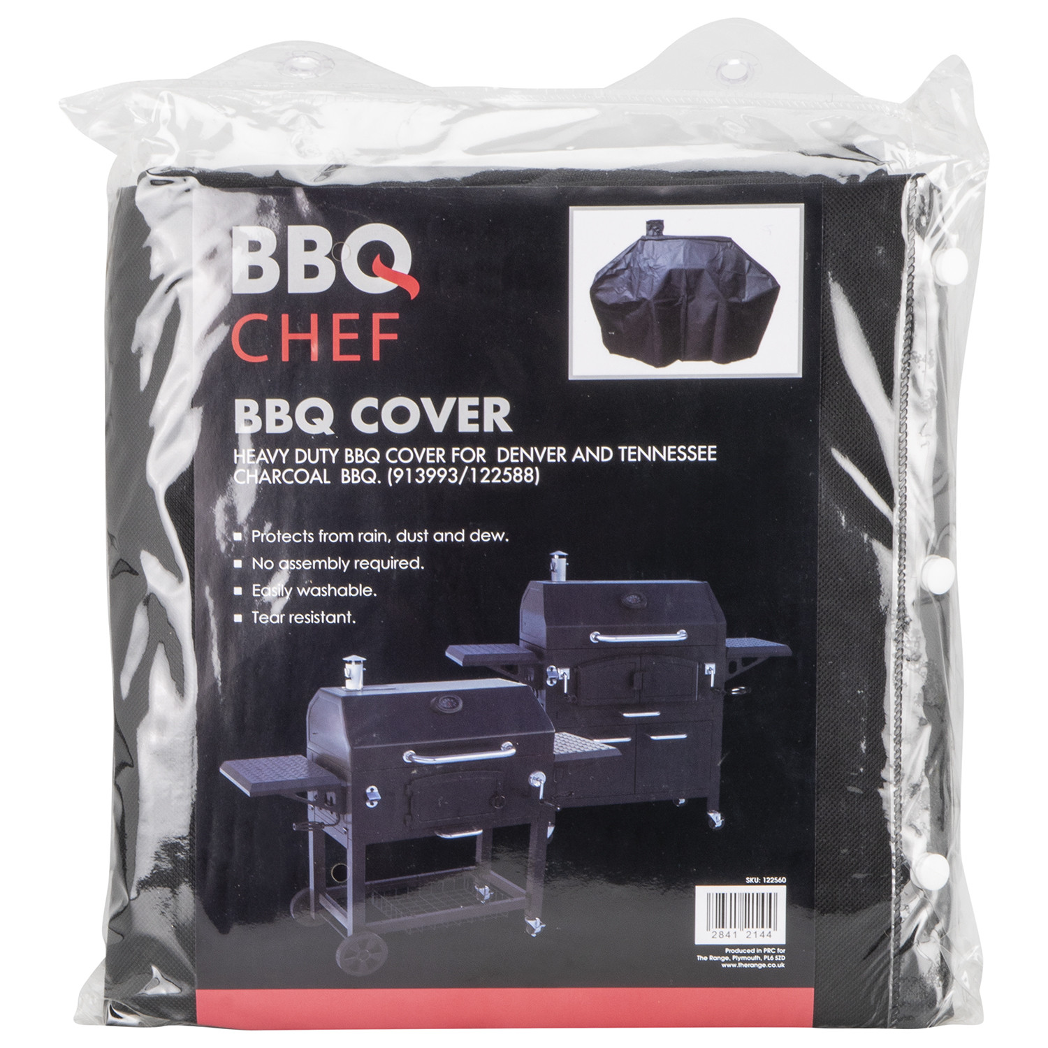 BBQ Chief Heavy Duty Cover For Denver and Tennessee Charcoal BBQ Image