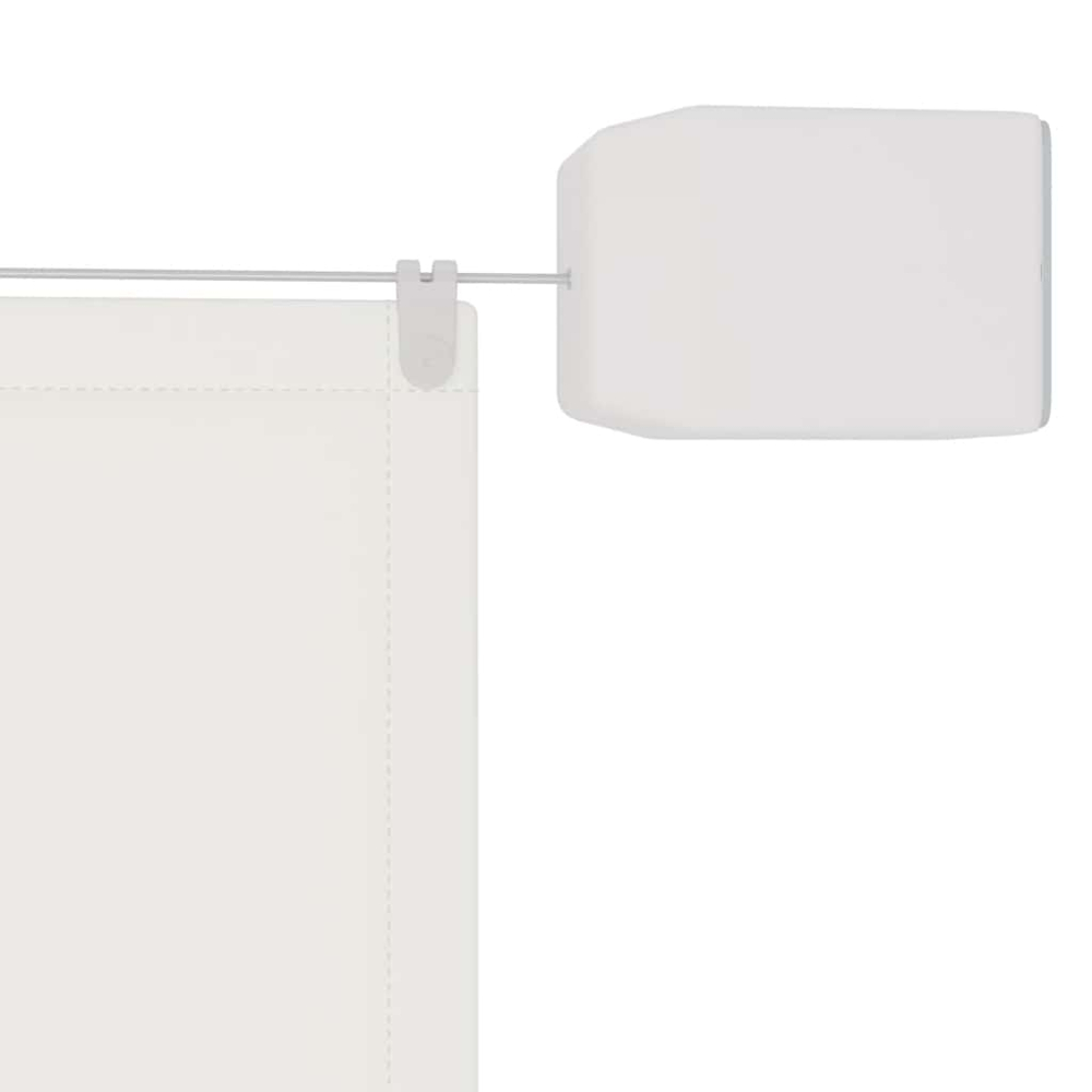 vidaXL White Oxford Fabric Vertical Awning 1.4 x 4.2cm Image 4