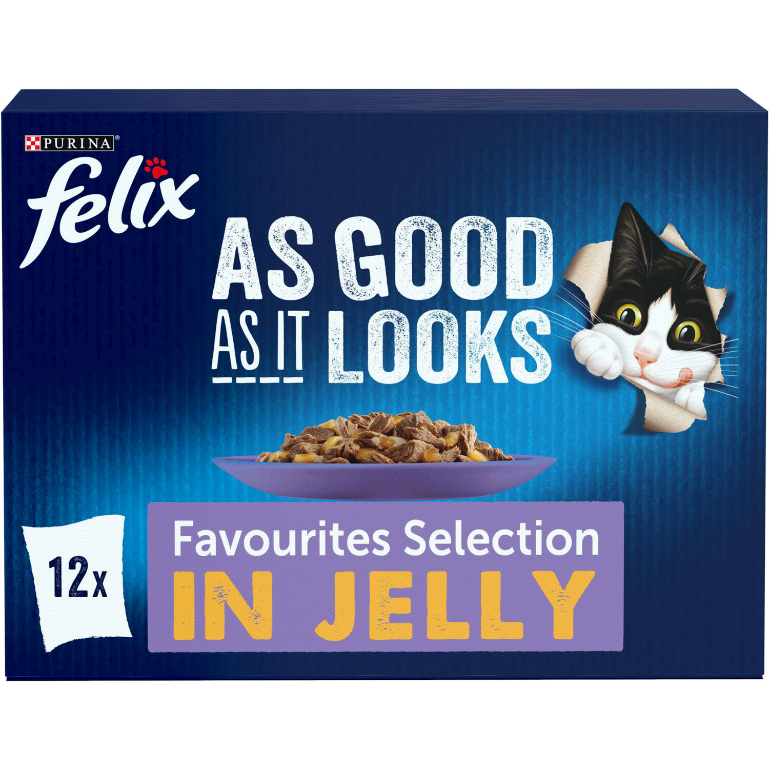 Felix Agail Cat Food 85g - Multicolour / Favourites Selection in Jelly / 12 Image