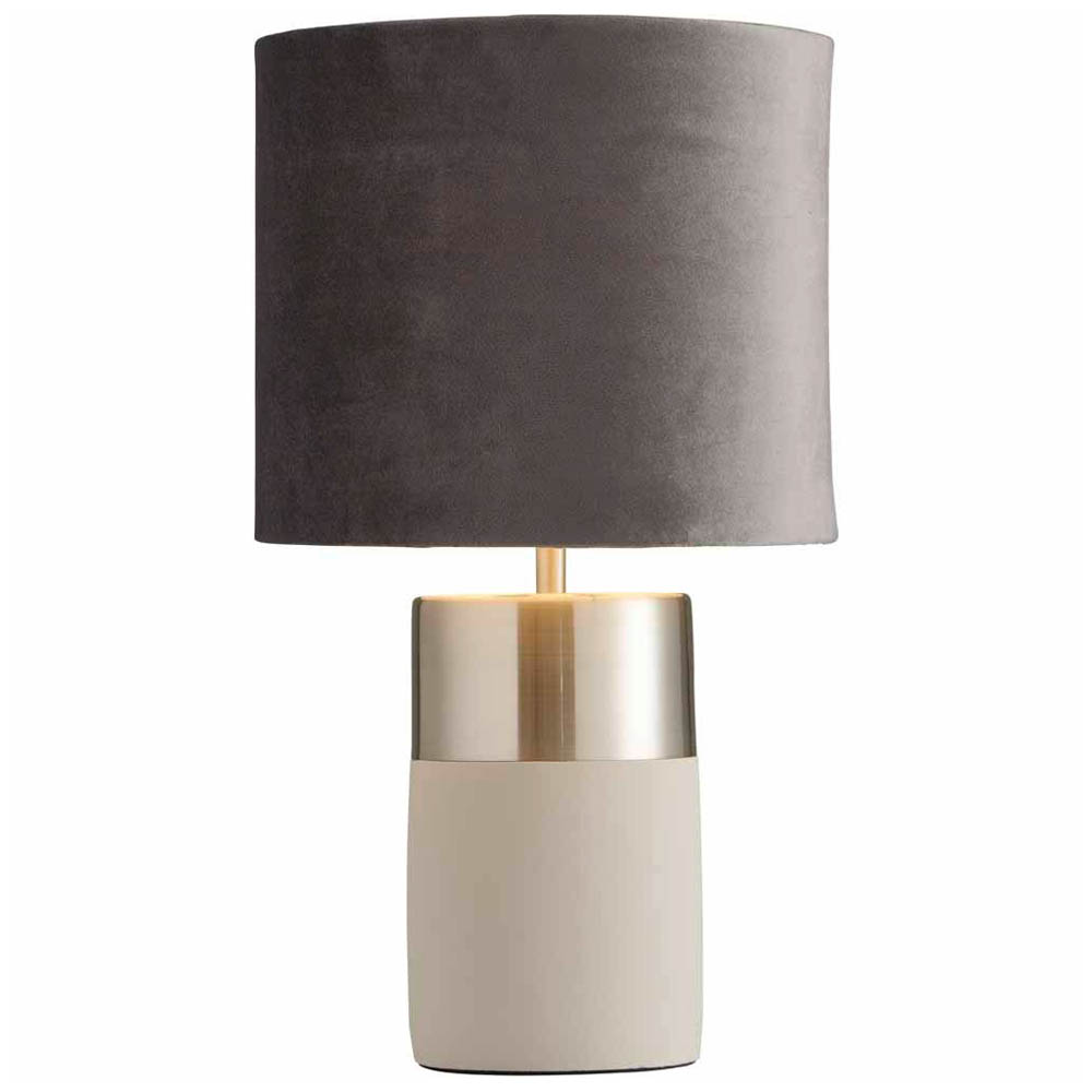 Wilko Grey Concrete Base Table Lamp Image 4