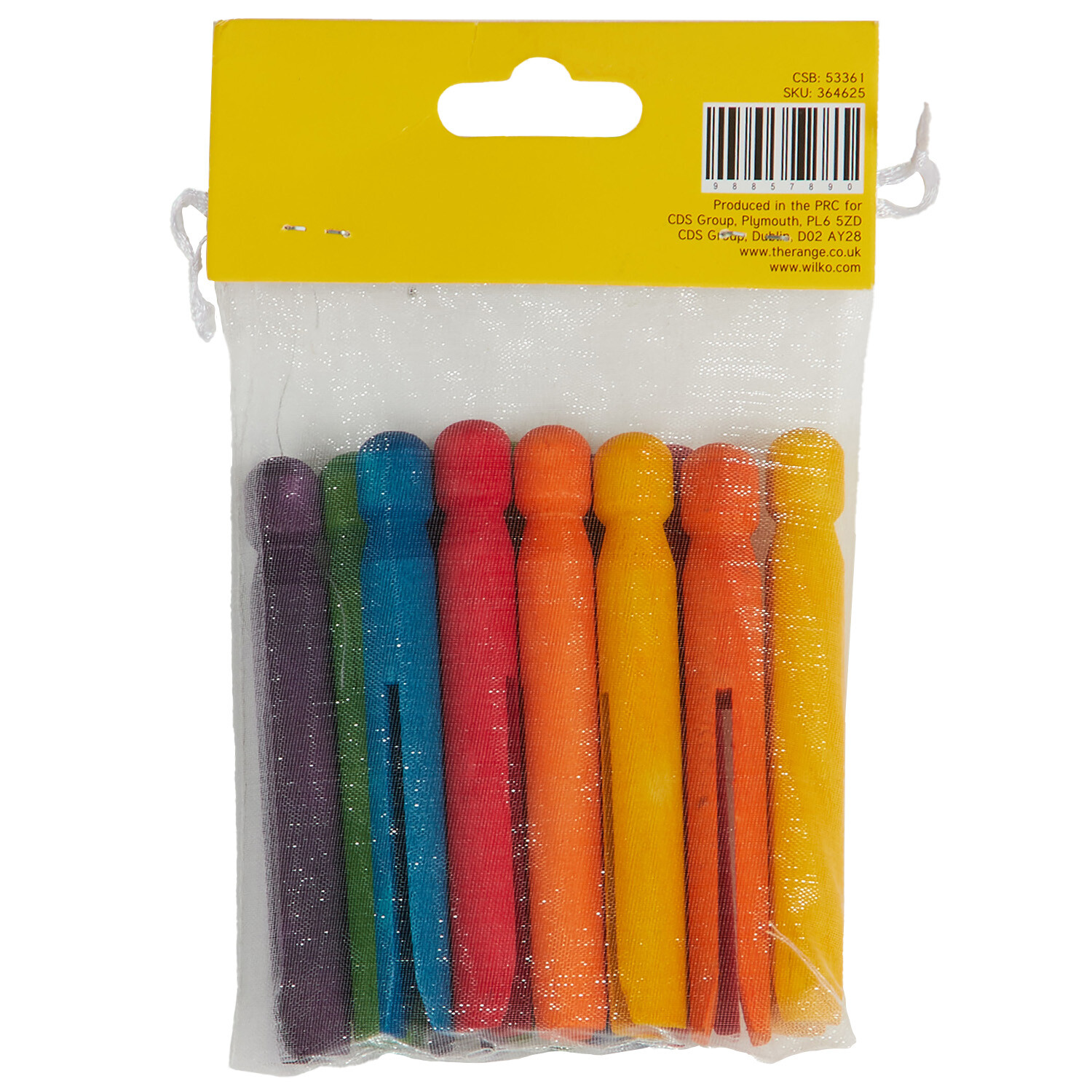Pack of 12 Crafty Club Doll Pegs - Bright or Pastel Image 2