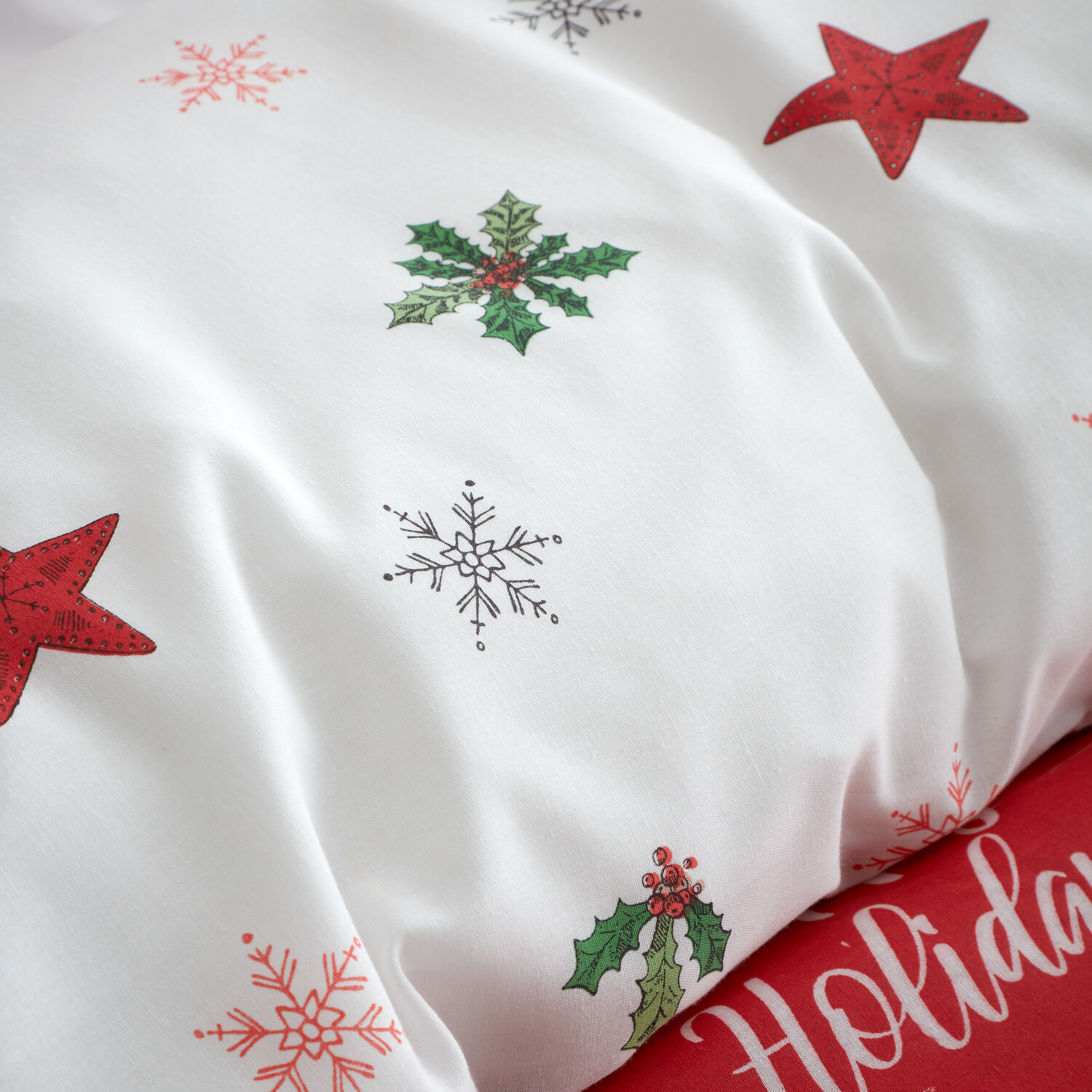 Santas North Pole Duvet Set - Red / King Image 4