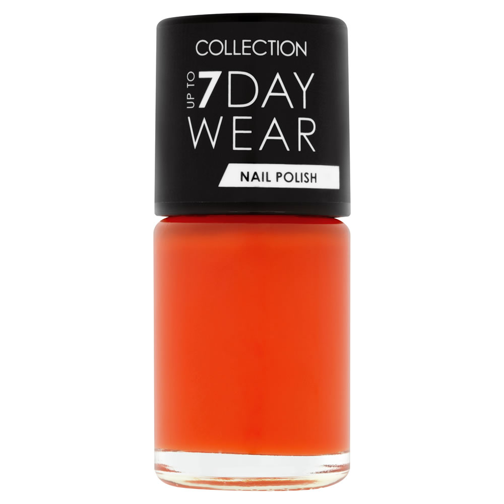 Collection Up to 7 Day Wear Nail Polish Orange Zest 7 8ml Image 1
