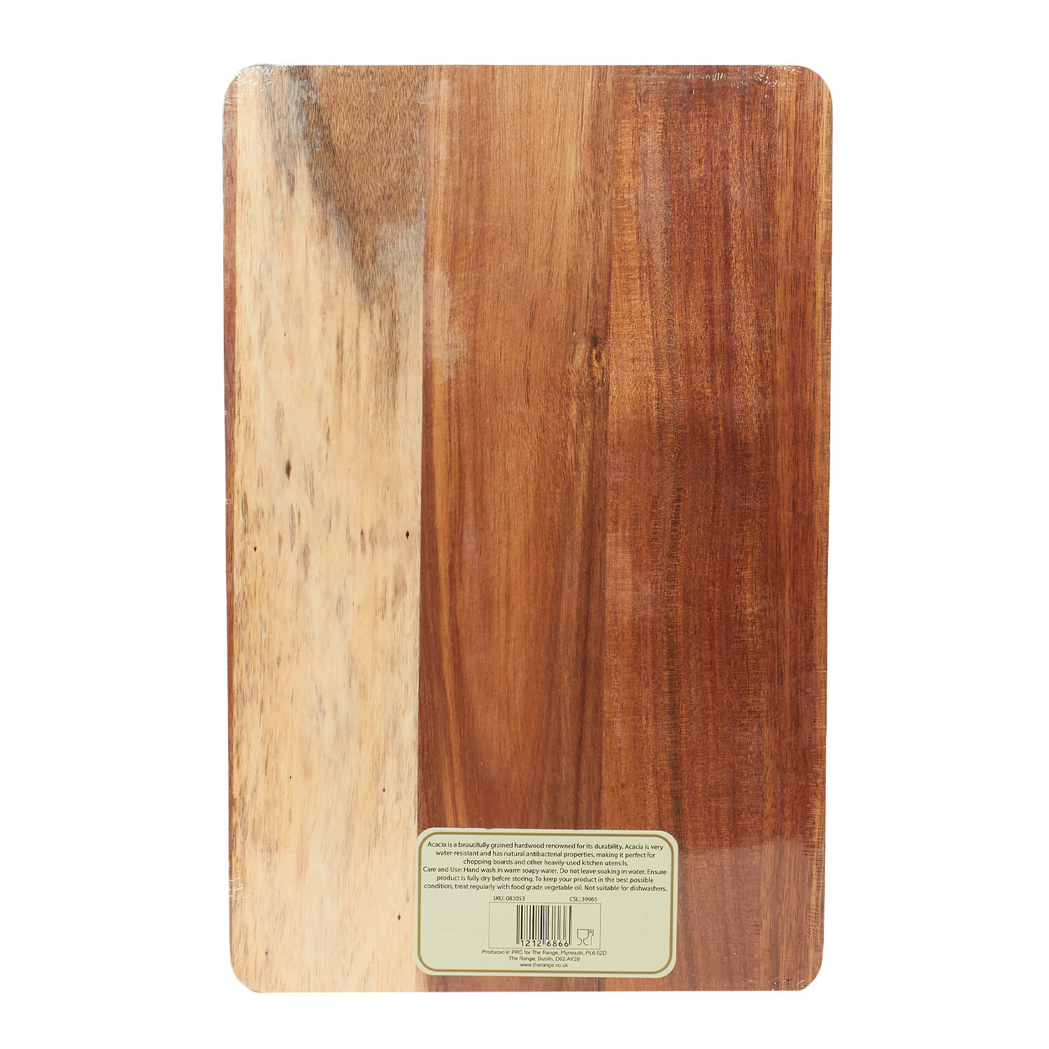Acacia Traditional Chopping Board - Brown Image 2