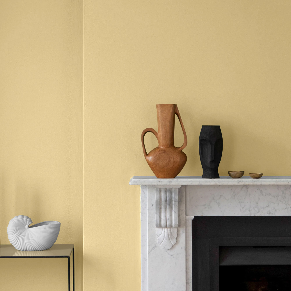 Craig & Rose 1829 Vintage Walls Wood and Metal Moorish Yellow Eggshell Paint 2.5L Image 4