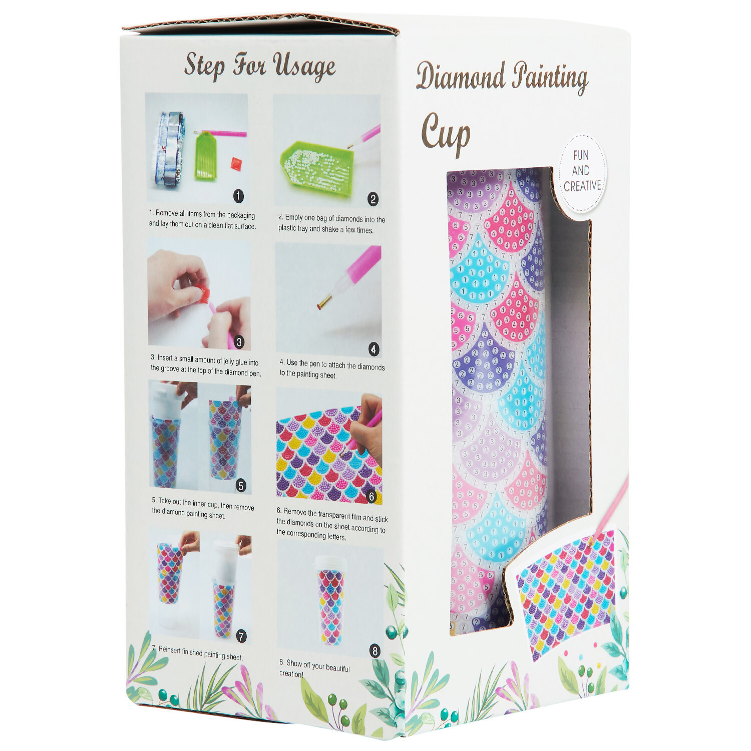 Assorted Diamond Painting Cup - Multicolour Image 2