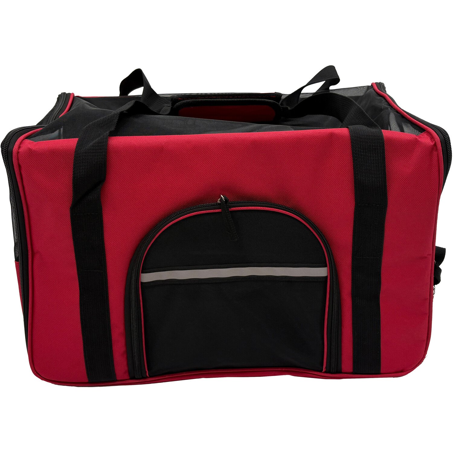 Fabric Pet Carrier Red Image 1