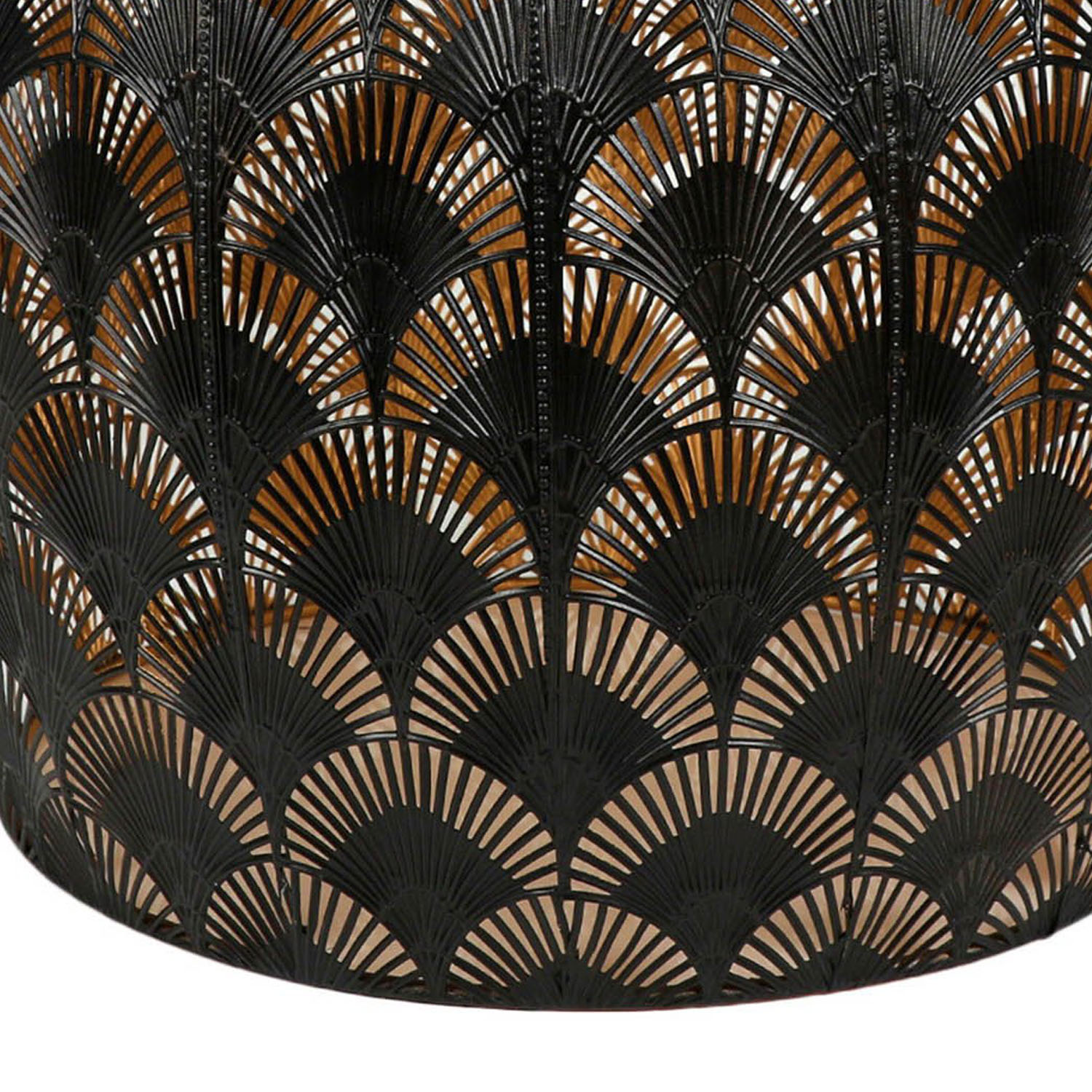 Black and Gold Morrocan Dome Pendant Light Image 4