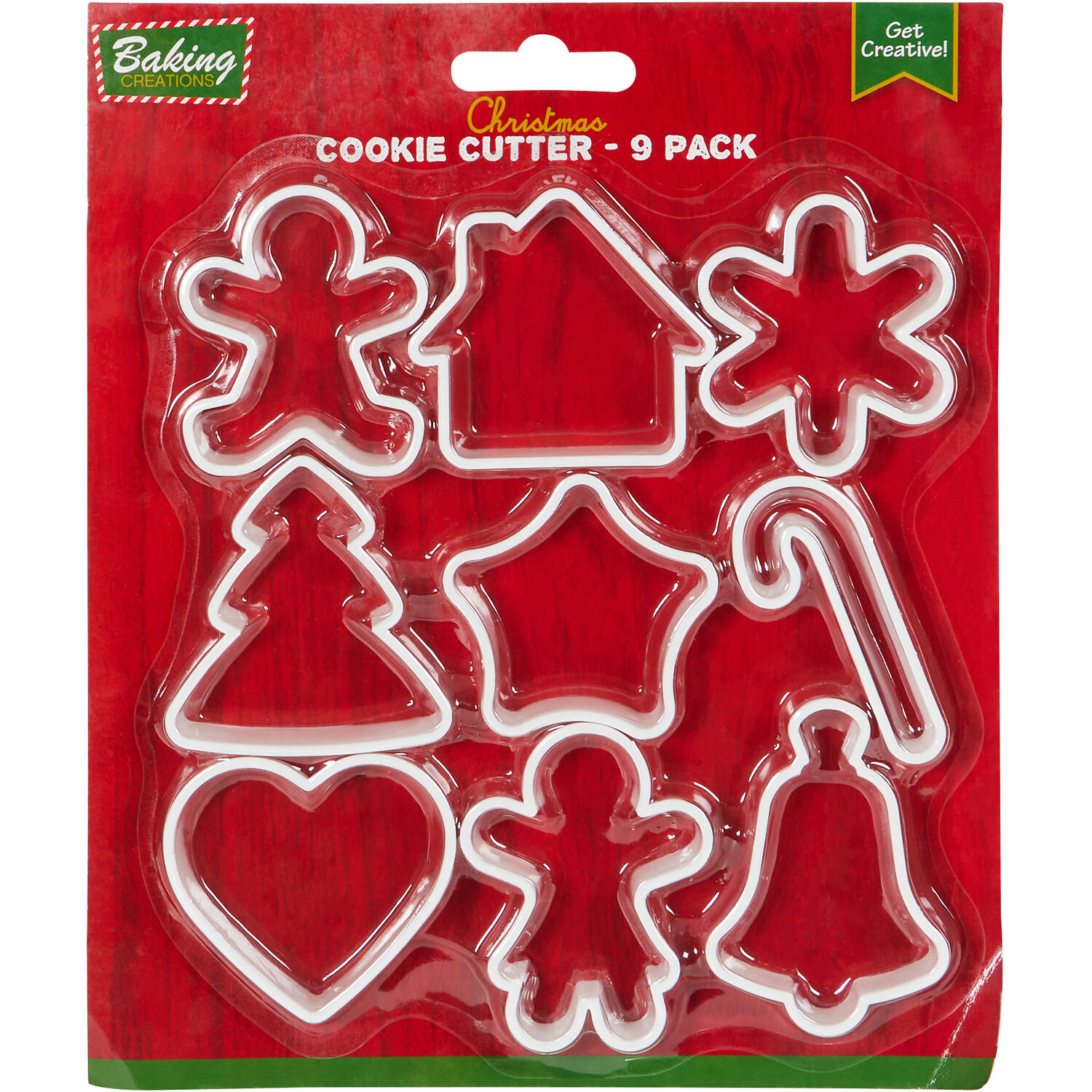 Pack of 9 Baking Creations Christmas Cookie Cutter Image 1