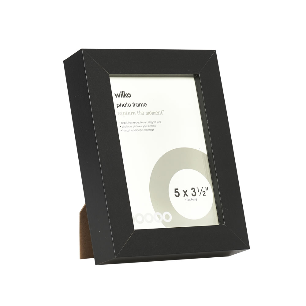 Wilko Black Photo Frame 3.5 x 5 Inch Image 2