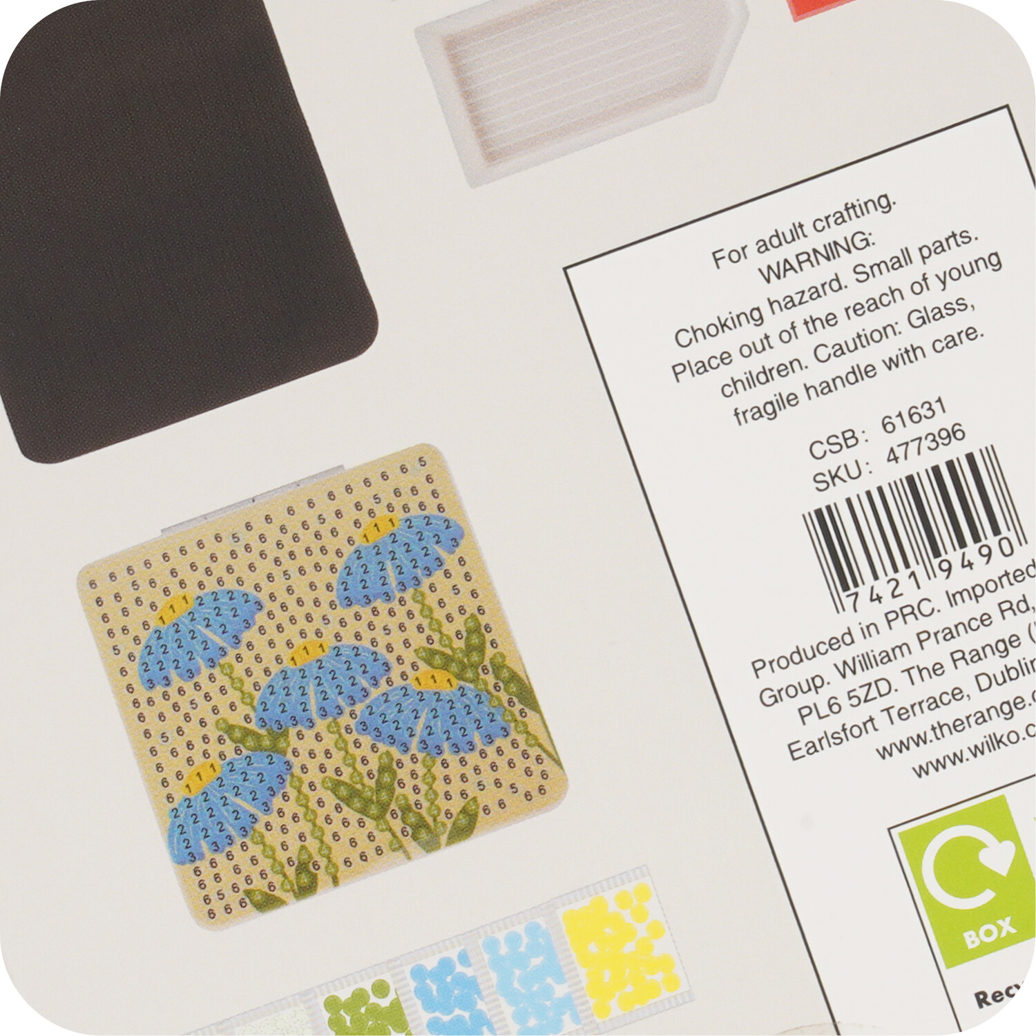 Diamond Art Compact Mirror Kit Image 6