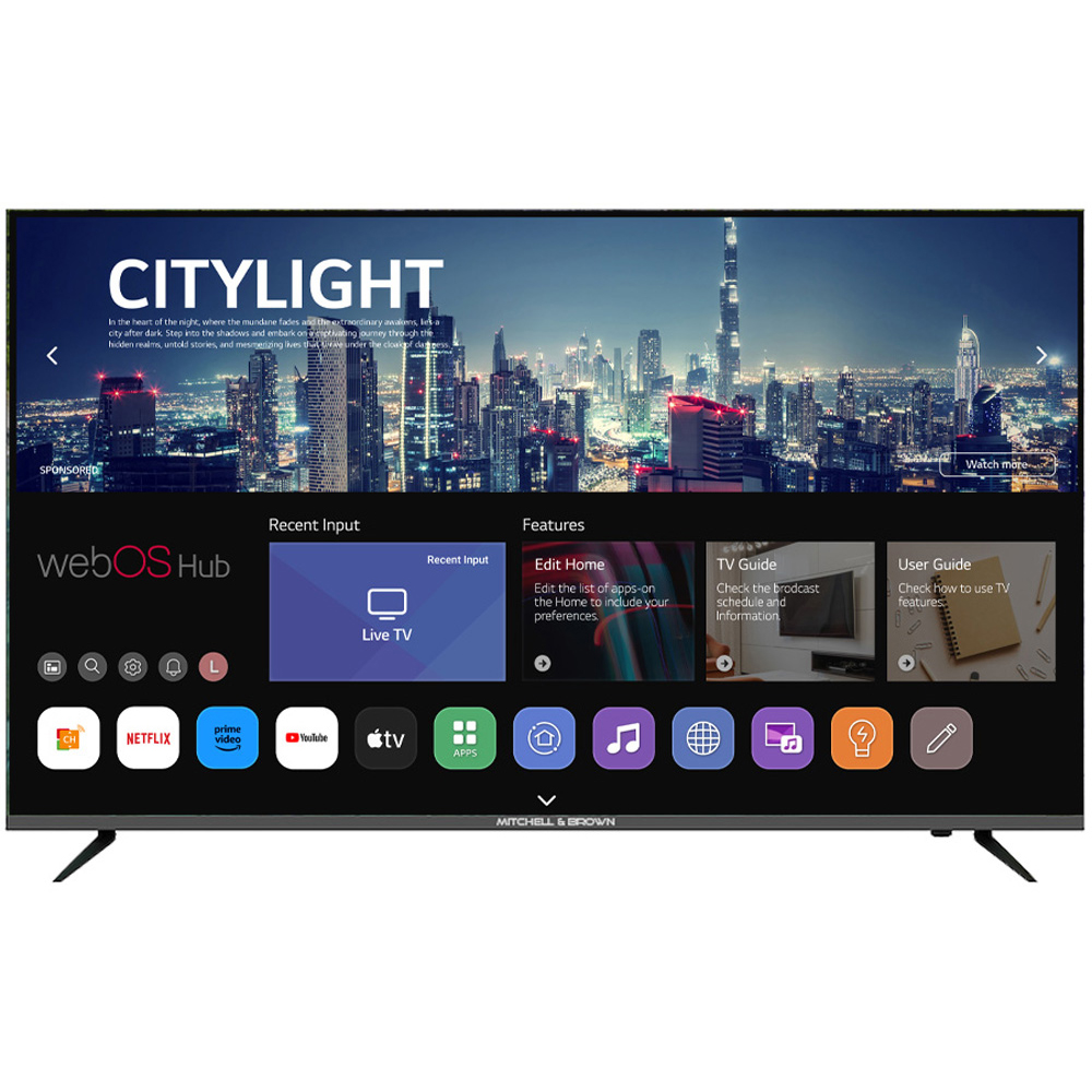 Mitchell & Brown 55 inch 4K Ultra HD Smart TV with WebOS Image 2