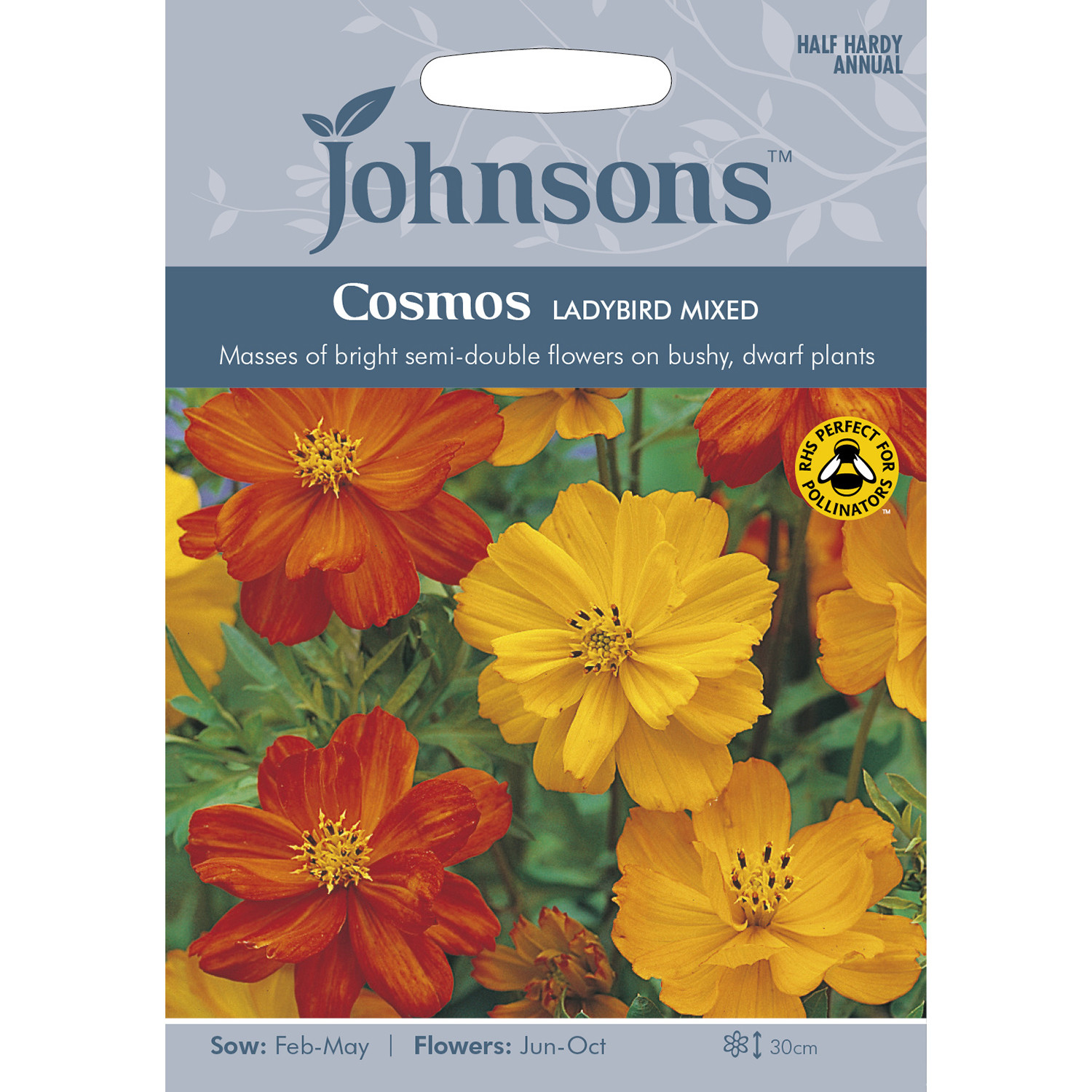 Johnsons Cosmos Ladybird Mixed Flower Seeds Image 2