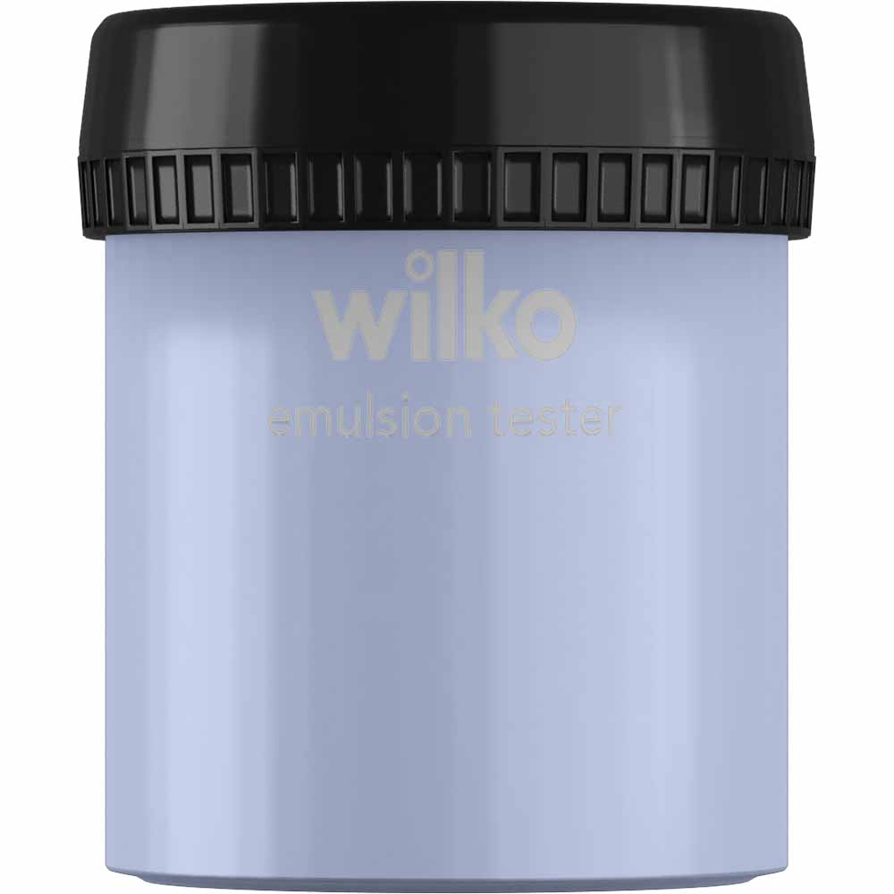 Wilko Summer Blue Emulsion Paint Tester Pot 75ml Image 1