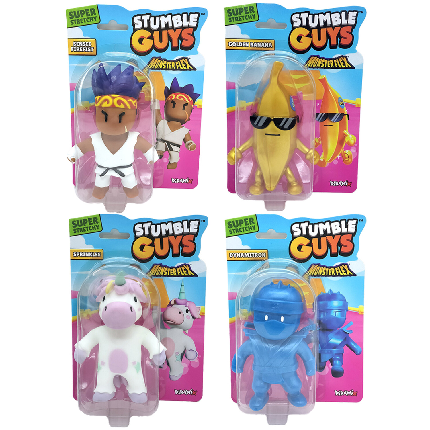 Stumble Guys Monster Flex Stretch Figure - Multicolour Image 2
