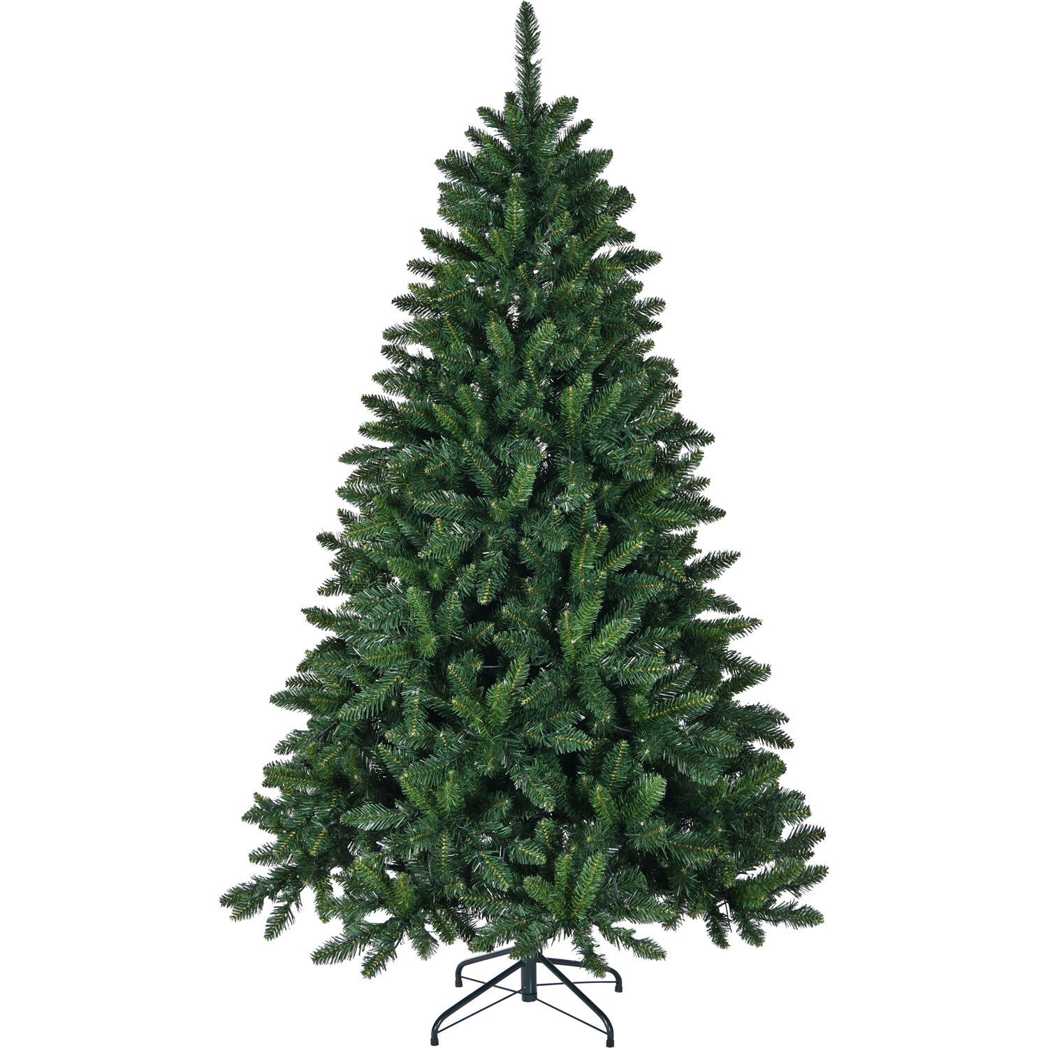 Hatherleigh Pre Lit Fir Tree - Green / 6ft Image 1