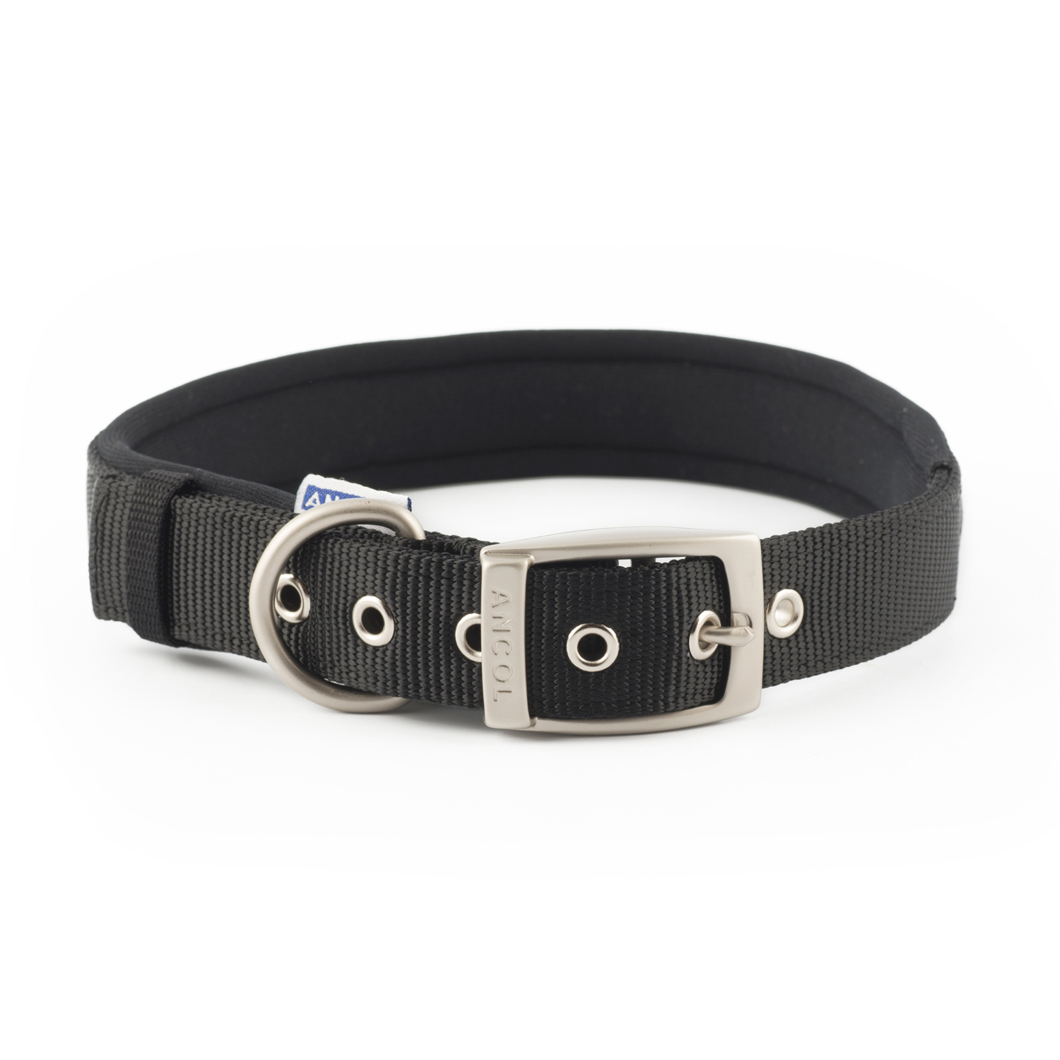 Nylon Padded Collar - Black / 36 - 46 cm / Medium Image