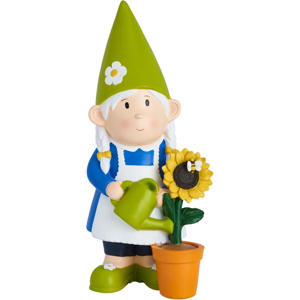 Single Wilko Medium Garden Gnome in Assorted styles Image 3