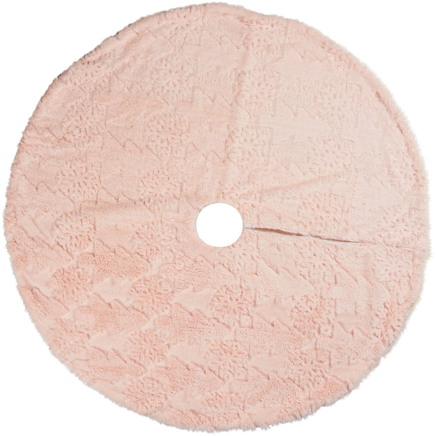 Embossed Tree Skirt Pink  - Pink Image