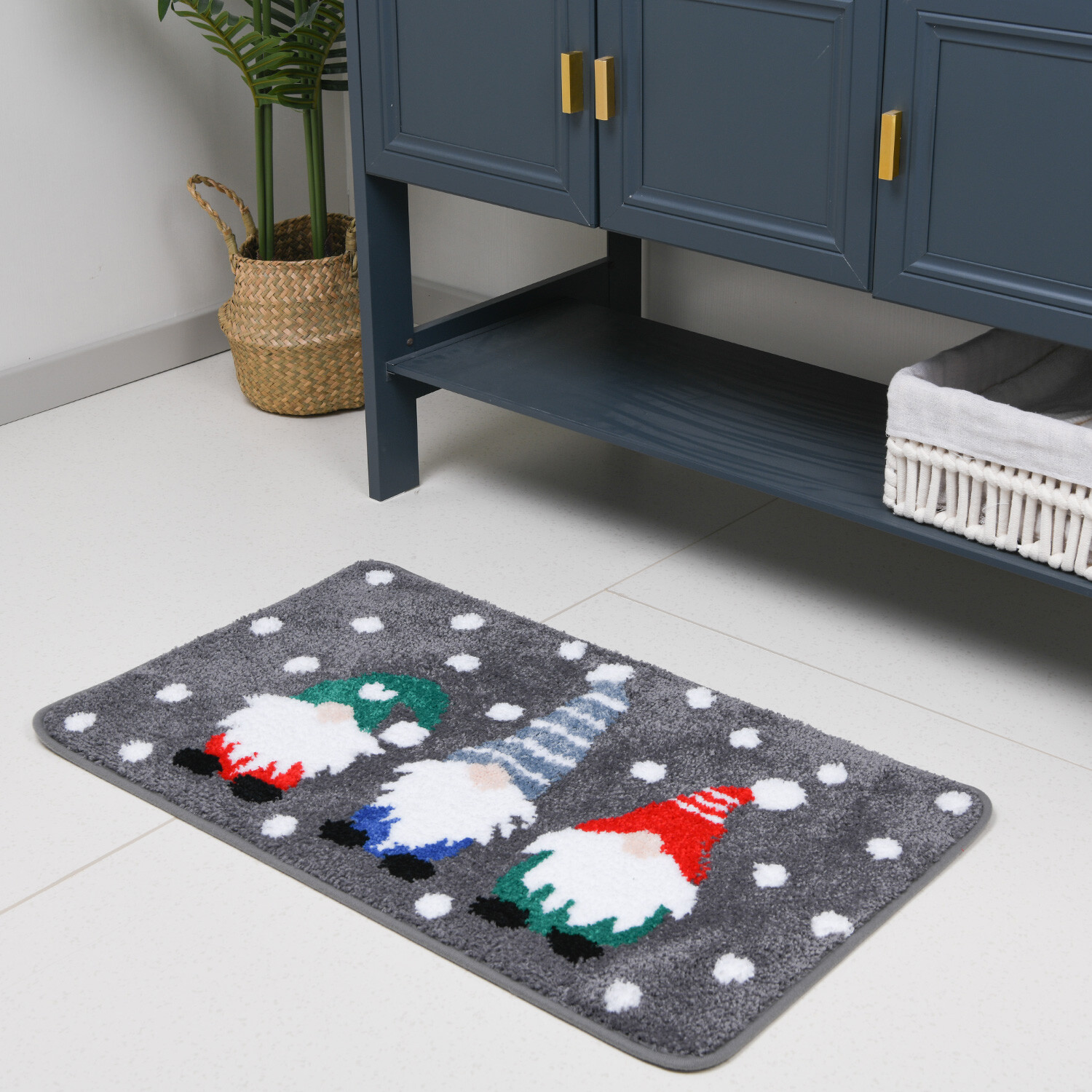 Gonk Friends Bath Mat Wilko