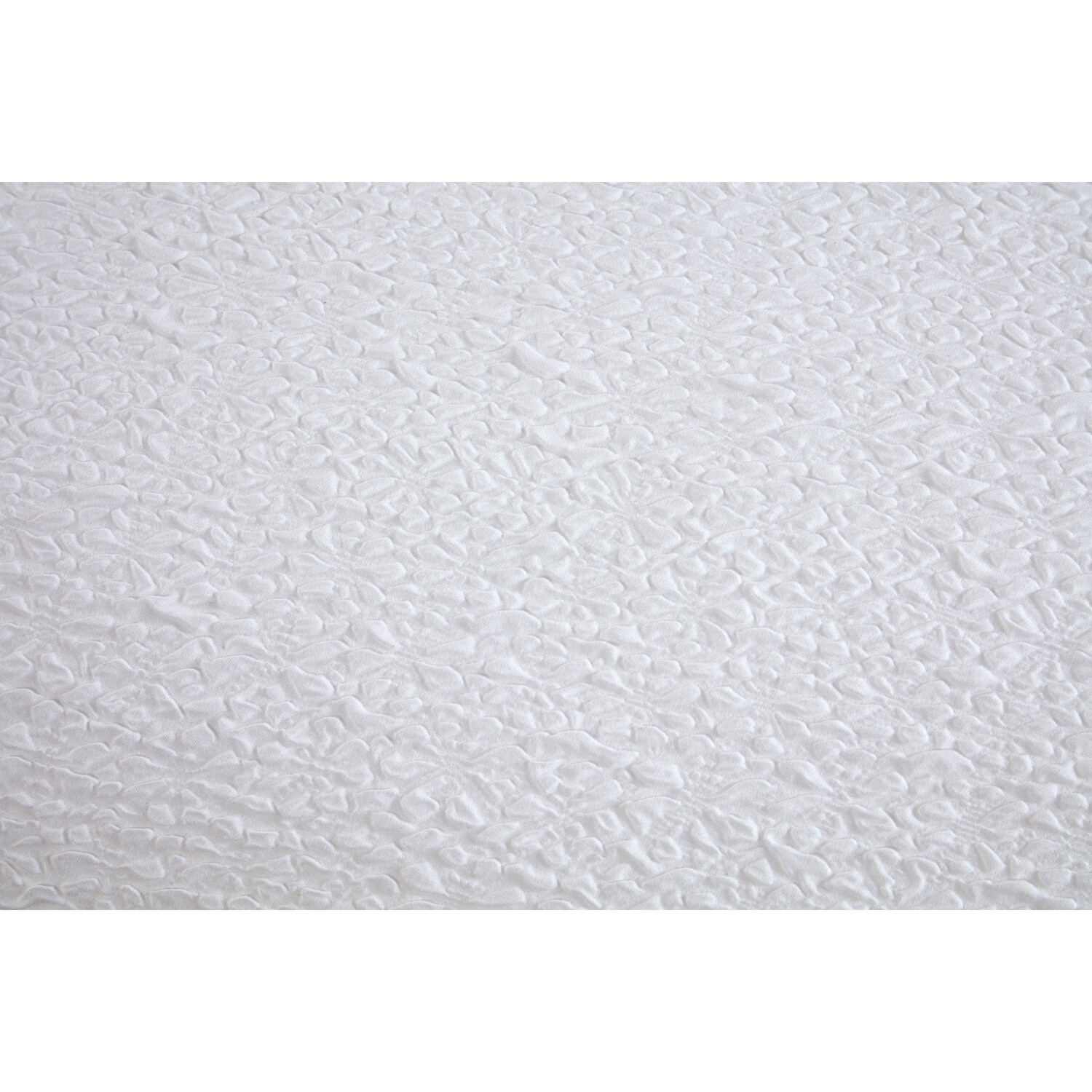 Elise Crinkle Duvet Cover and Pillowcase Set - White / Single Image 4