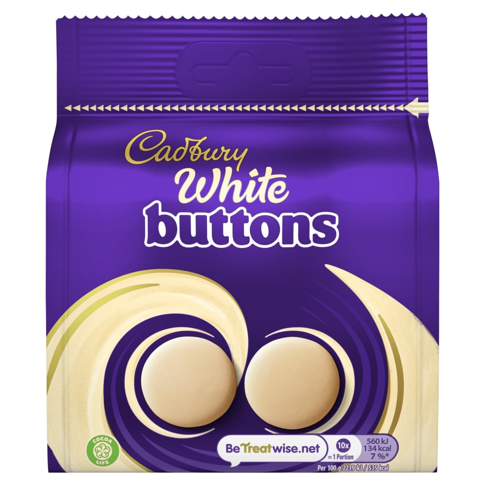 Cadbury White Buttons 85g Image