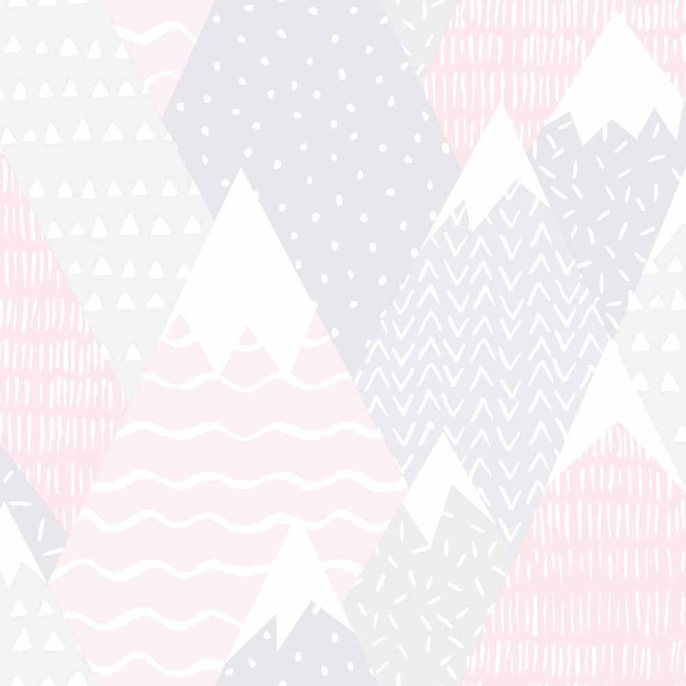 Mountains Pink Wallpaper Image 1