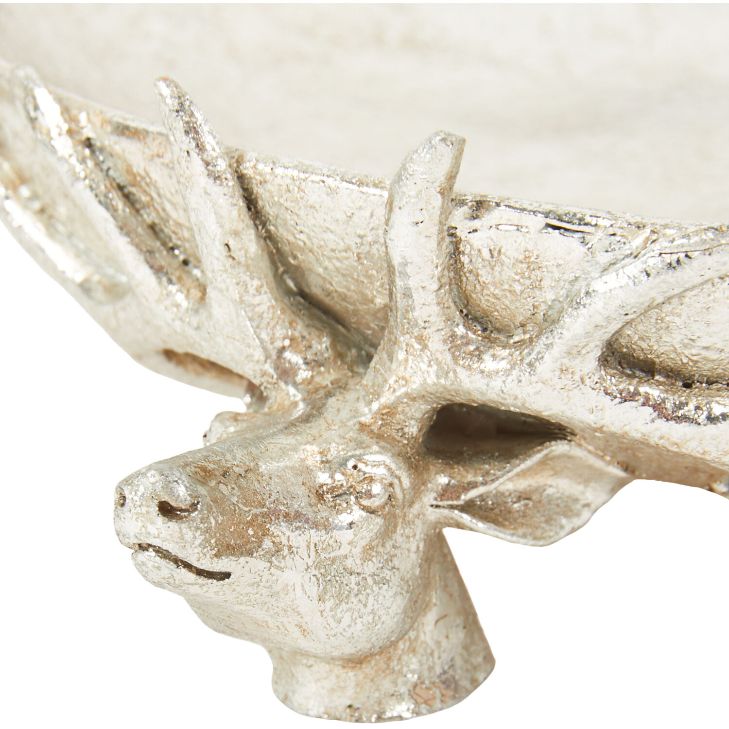 Decorative Reindeer Bowl Silver - Silver Image 3