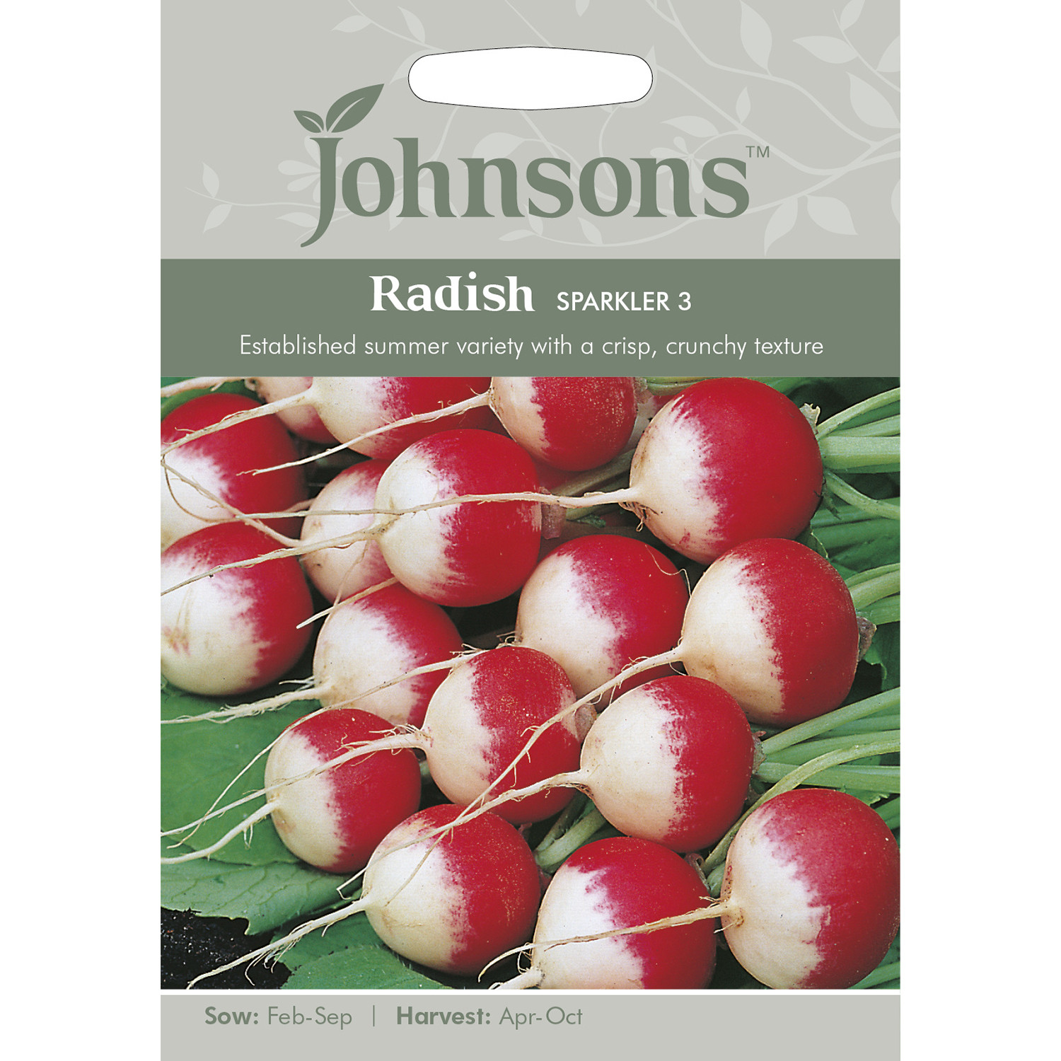 Johnsons Sparkler 3 Radish Seeds Image 2