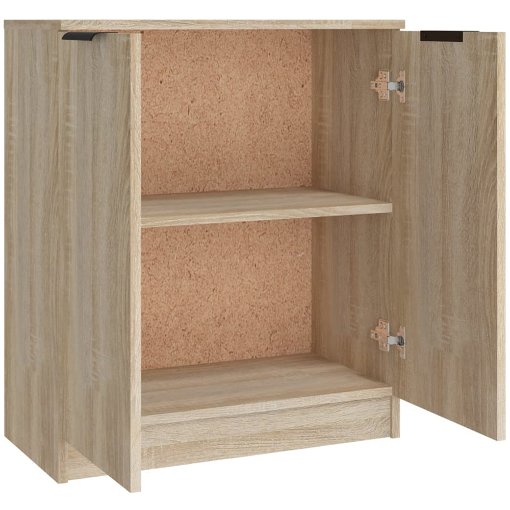 vidaXL 2 Door 6 Drawer Sonoma Oak Sideboard Image 7
