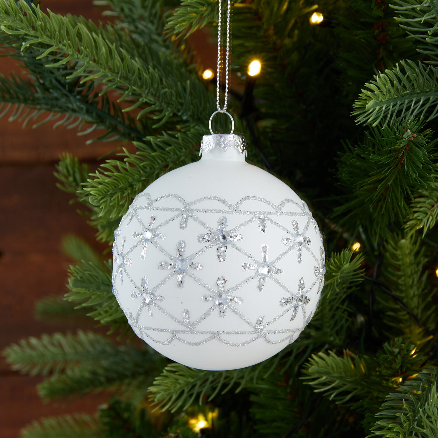 Glitter Finish Bauble Image 3