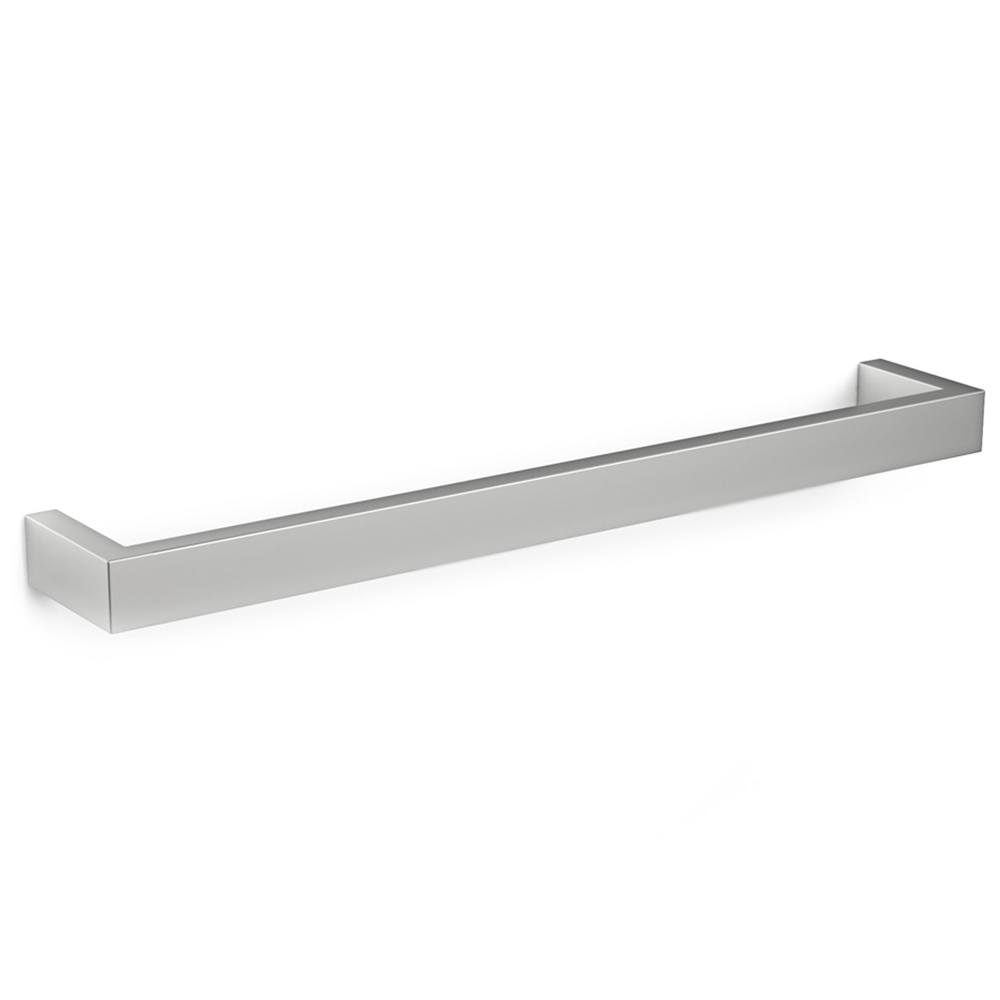 Towelrads Elcot Close Ended Square Brushed Stainless Towel Radiator 630 x 40mm 23W Image 1