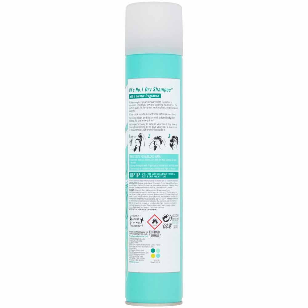 Batiste Clean and Classic Dry Shampoo 400ml Image 3