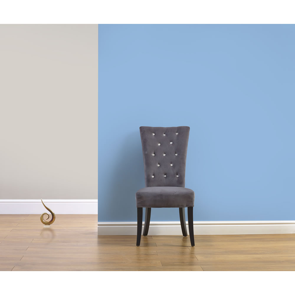 Dulux Blue Babe Silk Emulsion Paint 2.5L Wilko