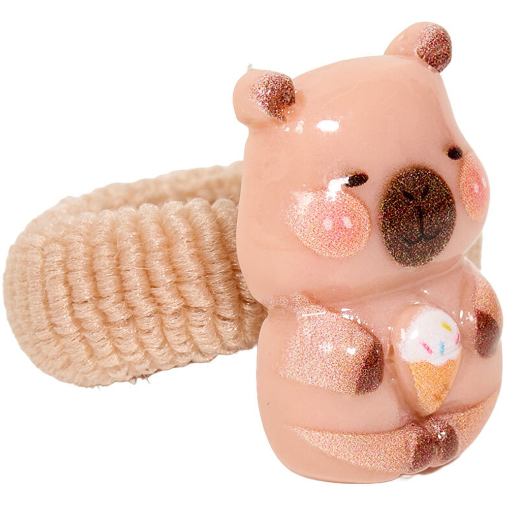 Pack of 6 Capybara Collection Hair Ties Image 5