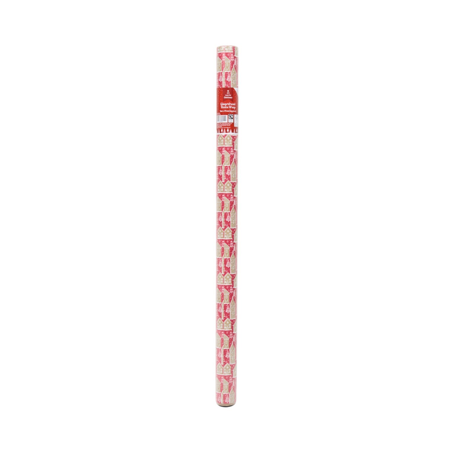 Gingerbread House Gift Wrap Image 2