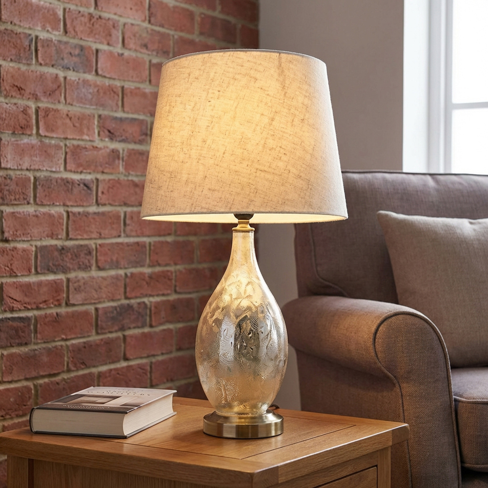 Cara Table Lamp Chrome Image 7
