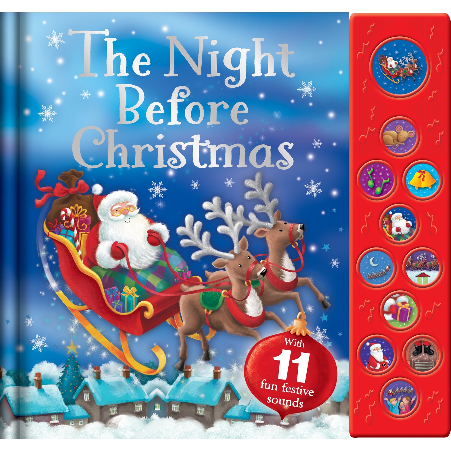 The Night Before Christmas Sound Book Blue and Red Image